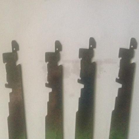 canales separacion de galga para placas Stoll